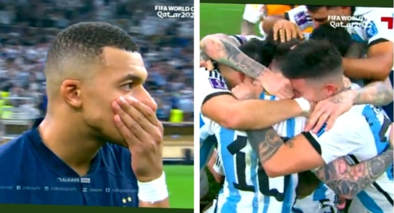 شاهد الأفراح الأرجنتينية والحسرة الفرنسية بعد النهائي المثير لكأس العالم