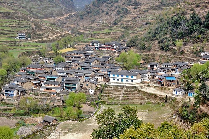 FILE - A view of Taman village in western Baglung, as captured on Wednesday, May 23, 2018. Photo: RSS
