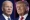 In this combination of photos, President Joe Biden speaks in Salt Lake City, left, and former President Donald Trump speaks in Las Vegas. Photo: AP