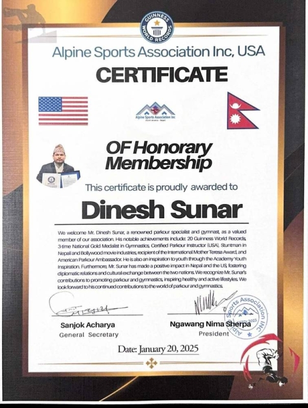 https:= With 21 world records, Dinesh Sunar shines in USA - The Himalayan Times - Nepal's No.1 English Daily Newspaper