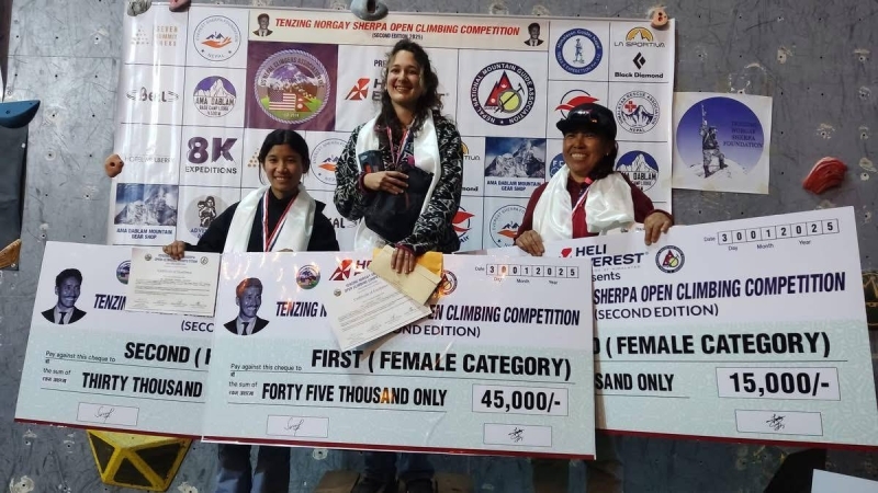 https:= Vincent, Tamsin win second edition of Tenzing Norgay Sherpa Open Climbing Competition - The Himalayan Times - Nepal's No.1 English Daily Newspaper