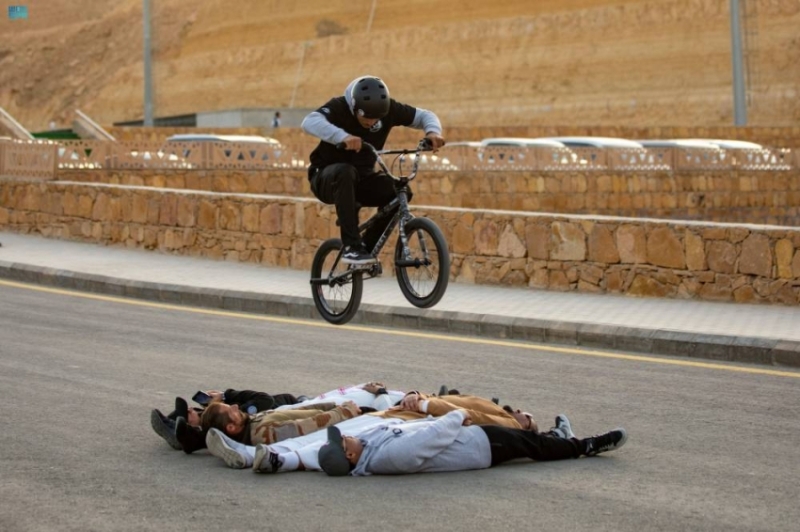 انطلاق كأس العالم للدراجات الاستعراضية في الدرعية - تعال السعودية