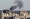 دخان القصف الروسي يتصاعد في سماء كييف أمس (رويترز)