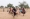 سودانيون في طريقهم إلى تشاد أمس الأول (أ ف ب)