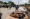 جثامين على رصيف خارج مشرحة درنة بعد اكتظاظها بضحايا الطوفان أمس (رويترز)