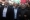 زعيم حماس في غزة يحيى السنوار (وسط) وزعيم حماس إسماعيل هنية (يسار) من الأرشيف
