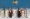 قادة دول مجلس التعاون في لقطة تذكارية على هامش القمة الخليجية الـ 44 بالدوحة أمس