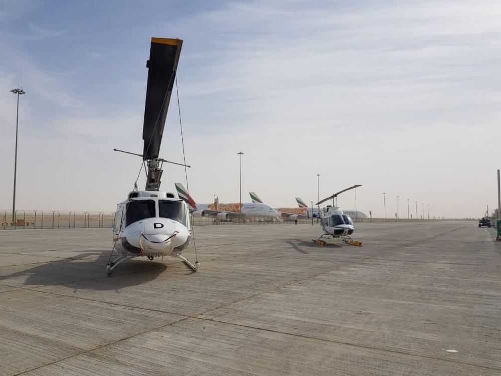 دبي ترخص 100 مهبط هليكوبتر في 10 أشهر