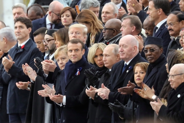 70 زعيماً في باريس يحيون ذكرى مئوية الحرب العالمية الأولى
