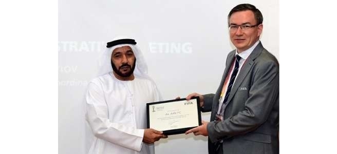 فيفا يمنح العين الإماراتي رسمياً شهادة المشاركة في كأس العالم 2018