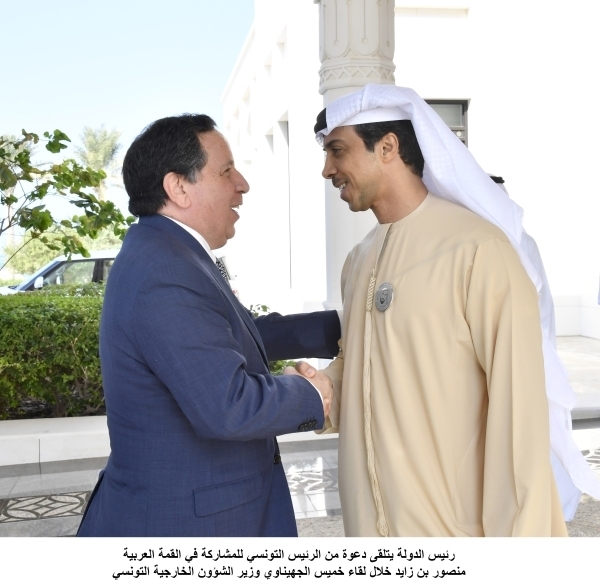 رئيس الدولة يتلقى دعوة من الرئيس التونسي للمشاركة في القمة العربية