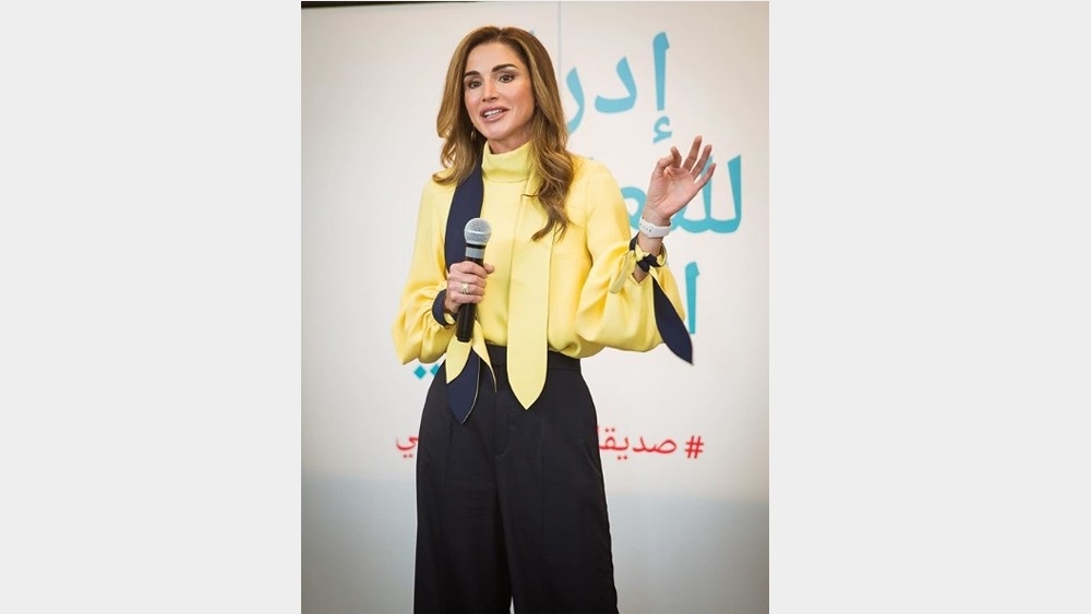 أبرز إطلالات الملكة رانيا في 2018