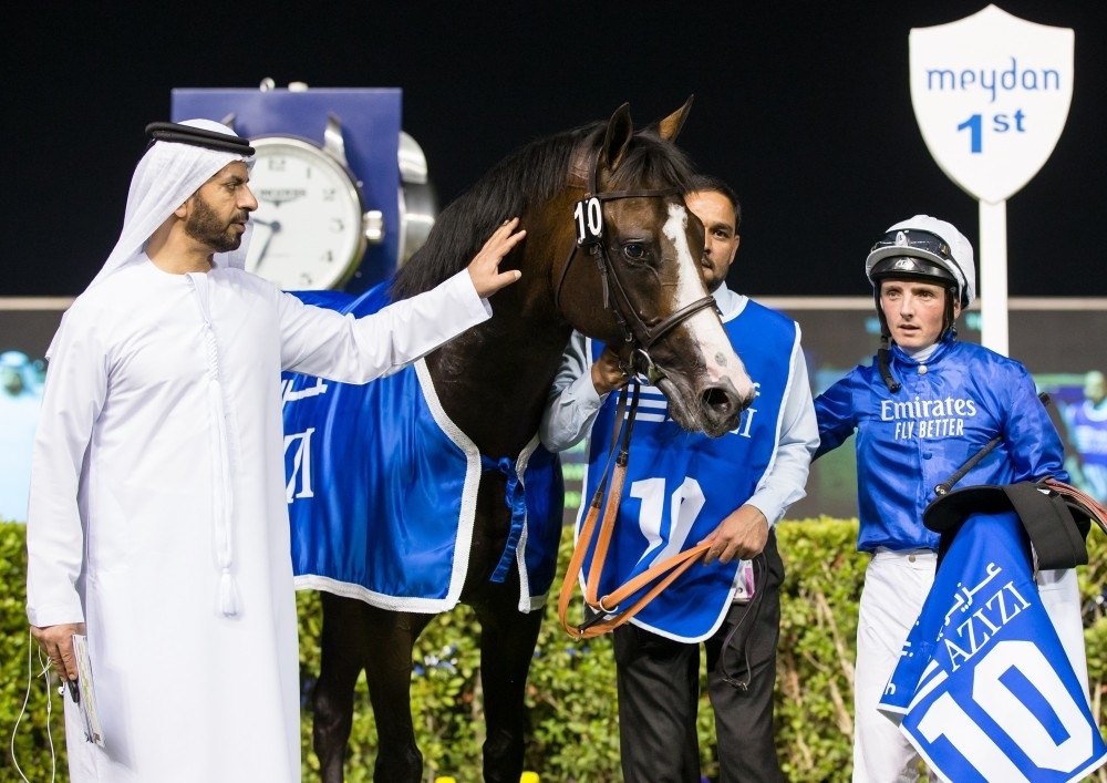 رباعية نادرة لخيول جودلفين في كرنفال كأس دبي العالمي