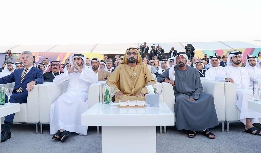 محمد بن راشد يشهد إطلاق العلامة التجارية الجديدة لمطار دبي الدولي