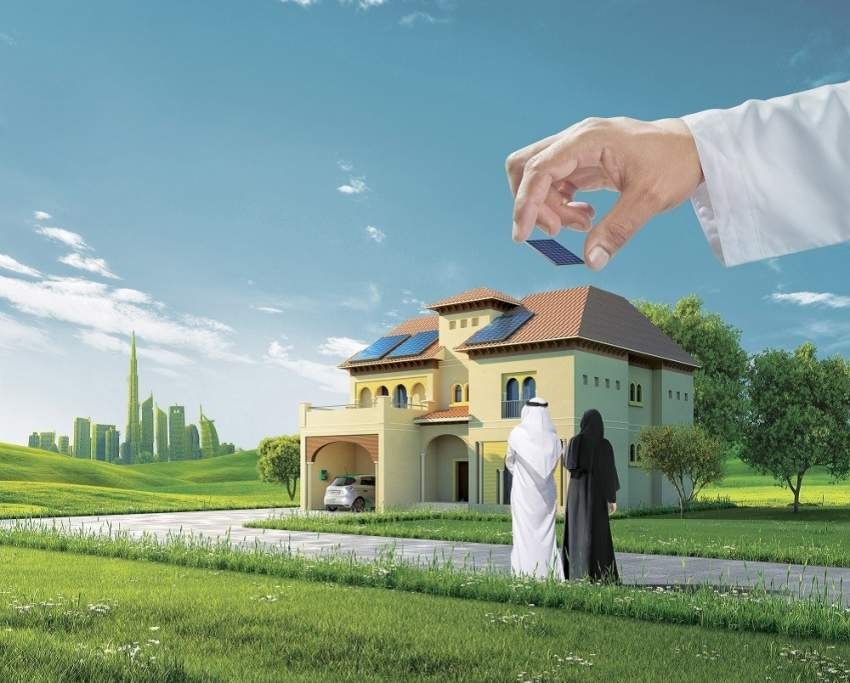 ألواح شمسية في 10% من منازل المواطنين بدبي 2019