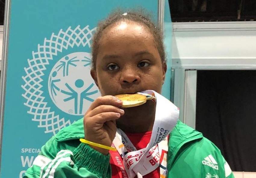 السودانية أروى تنتزع 5 ميداليات في الأولمبياد الخاص