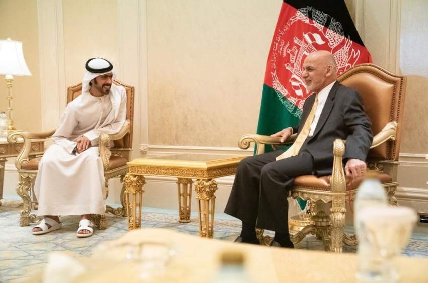 رئيس أفغانستان يكرم أسرة الشهيد جمعة الكعبي
