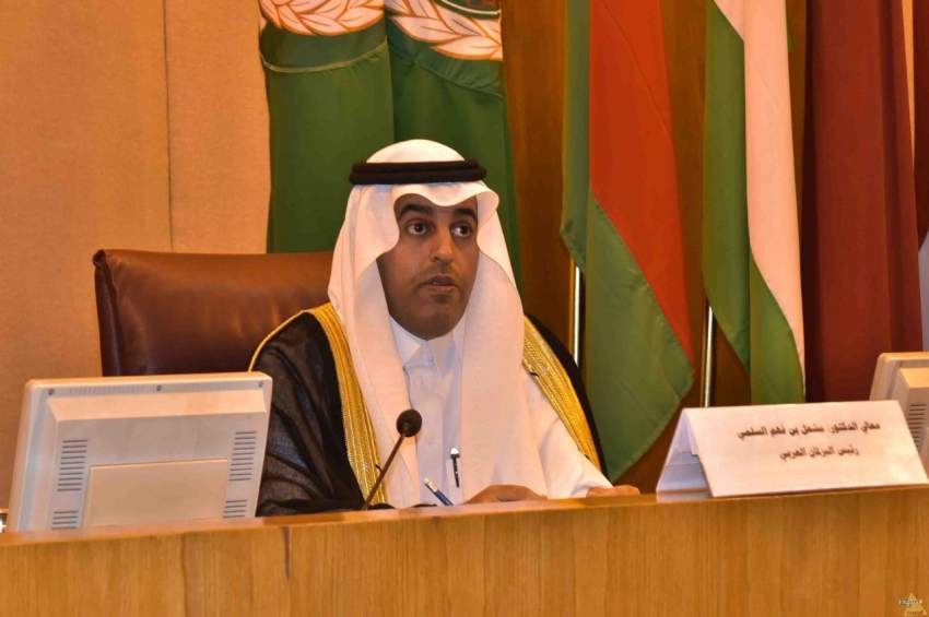 رئيس البرلمان العربي يرفض قرار ترامب الاعتراف بسيادة إسرائيل على الجولان