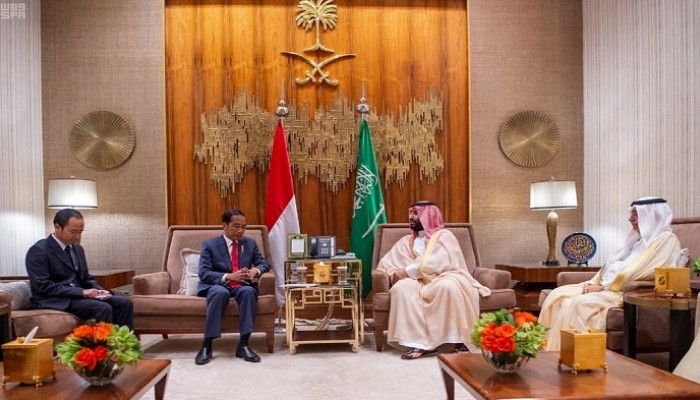 ولي العهد السعودي والرئيس الإندونيسي يبحثان التطورات الإقليمية والدولية