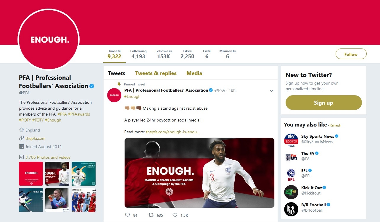 بسبب العنصرية.. لاعبو الدوري الإنجليزي يقاطعون وسائل التواصل الاجتماعي