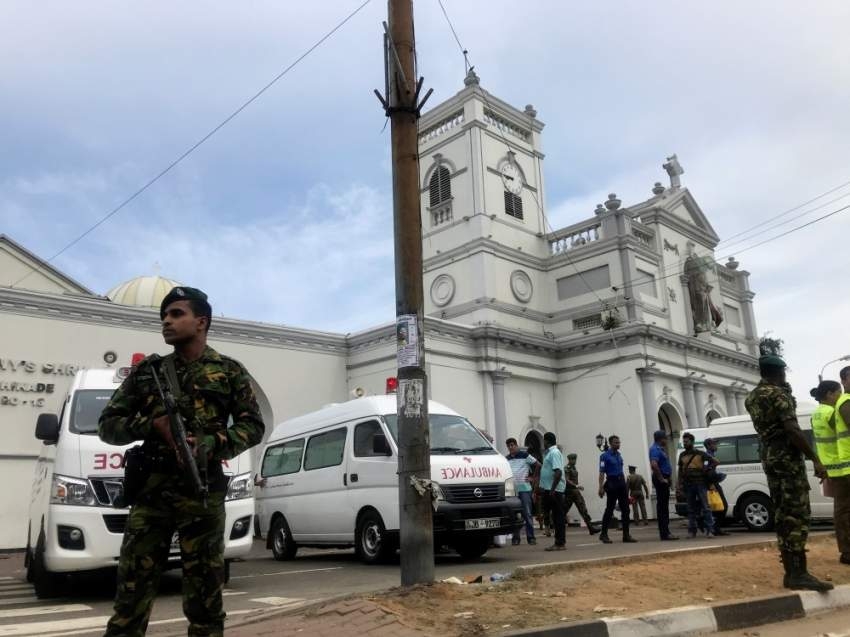 اعتقال 7 مشتبه بهم بتنفيذ تفجيرات سريلانكا