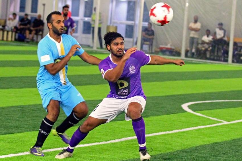 قصر الإمارات و«المدارس الوطنية» يتصدران المجموعة الثانية في كأس منصور بن زايد لكرة القدم