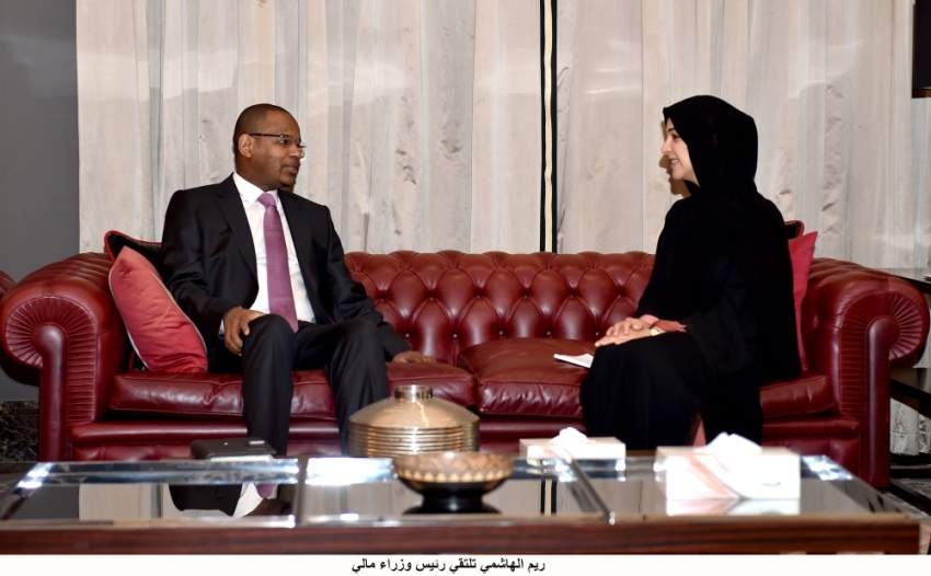ريم الهاشمي تلتقي رئيس وزراء مالي