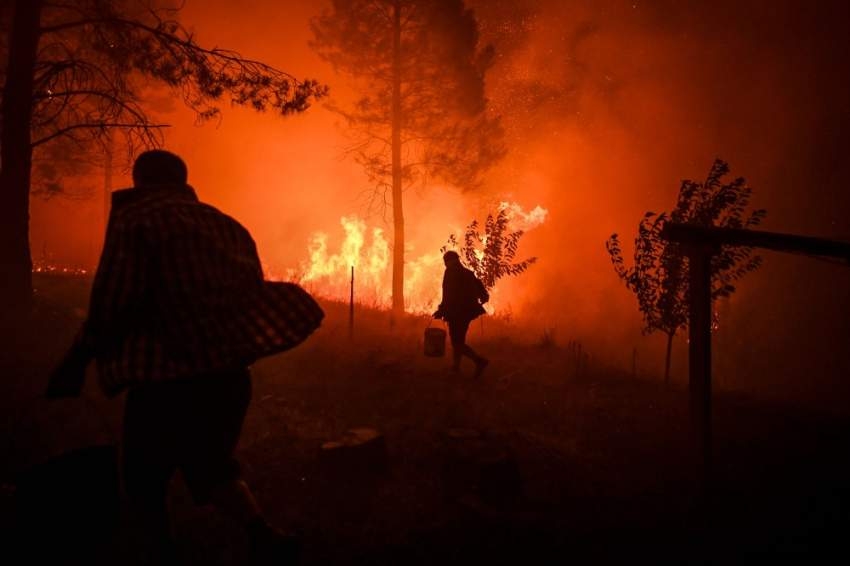 حريق استثنائي في البرتغال