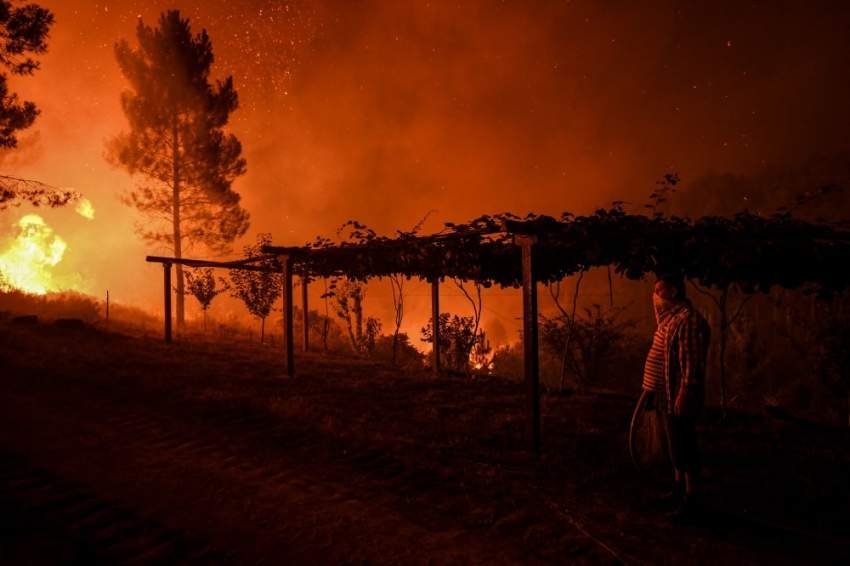 حريق استثنائي في البرتغال