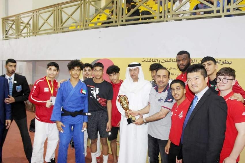 11 ميدالية لجودو الإمارات وصيف بطولة غرب آسيا بالأردن
