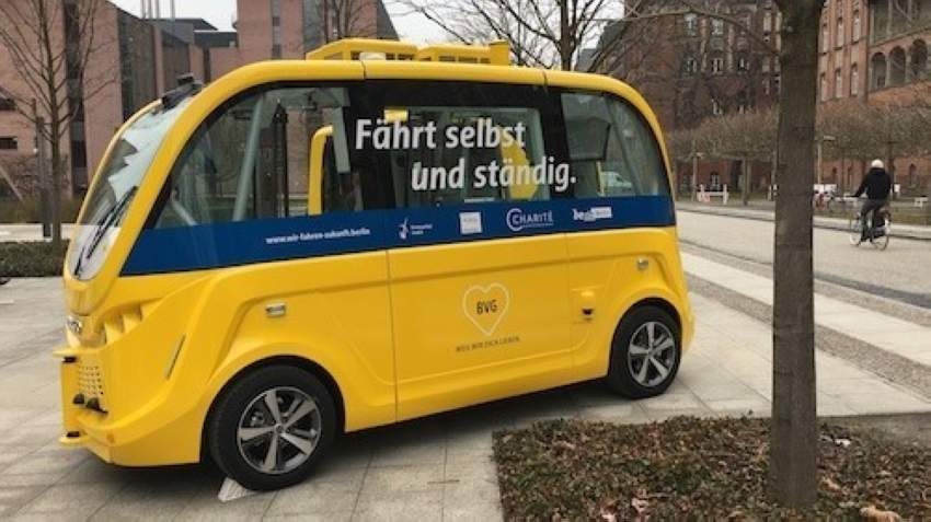 أول حافلة ذاتية القيادة في برلين