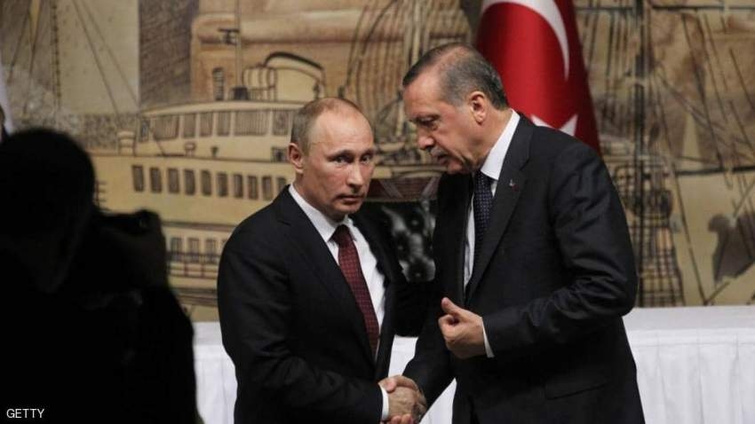 أردوغان لبوتين: هجوم الجيش السوري يسبب أزمة إنسانية كبرى
