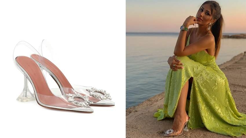 حذاء سندريلا الشفاف يجمع عاشقات الموضة حول العالم
