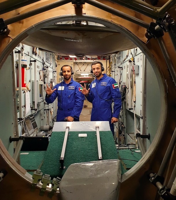 وثائقي لرحلة أول رائد فضاء إماراتي إلى محطة الفضاء الدولية