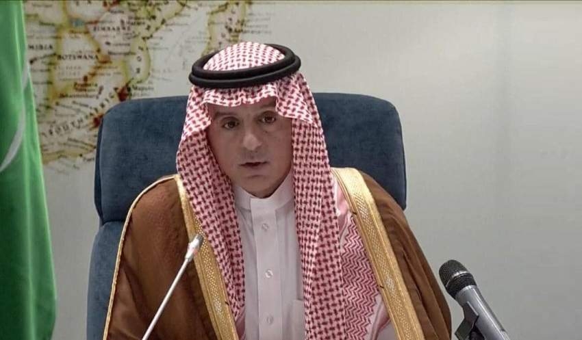 الجبير: استهداف السعودية تم بـ 260 صاروخاً أتت من الشمال