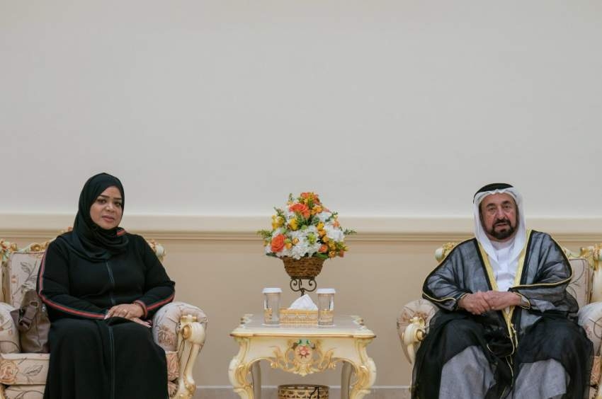 سلطان القاسمي يستقبل أعضاء مجلس إدارة اتحاد كتاب وأدباء الإمارات