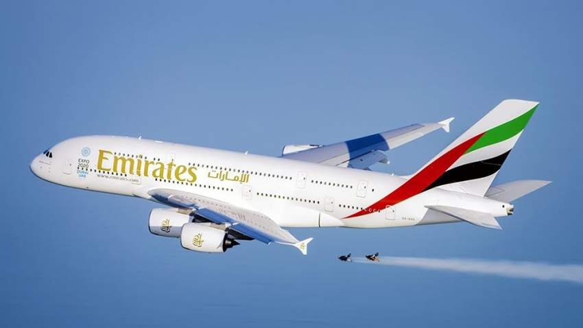 طيران الإمارات A380 لأول مرة إلى القاهرة