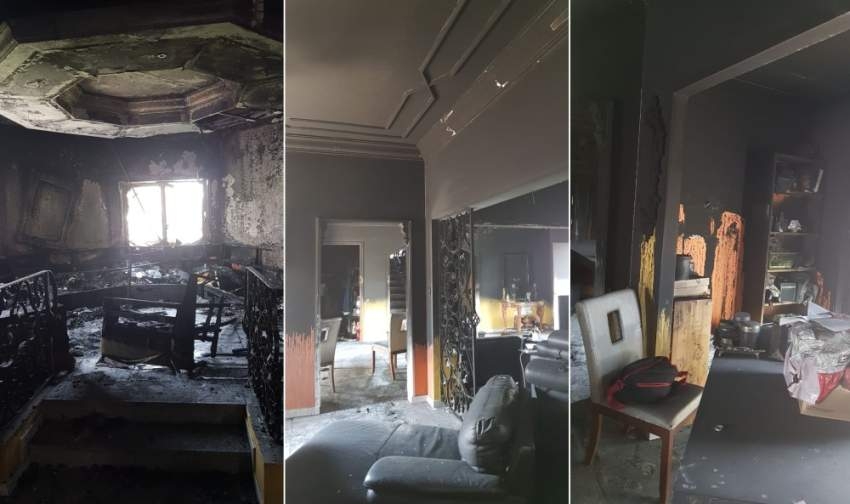 مواطن يستغيث لإصلاح منزله المحترق: أموالنا نفدت