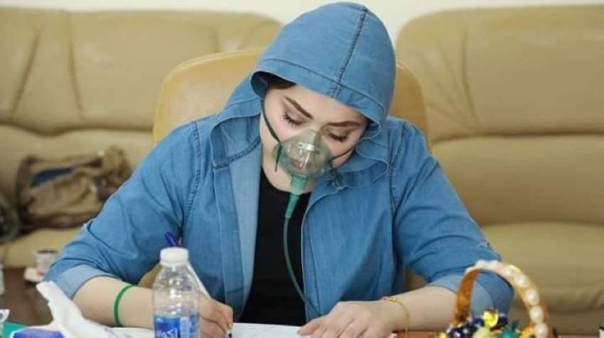 وفاة محاربة السرطان العراقية مريم