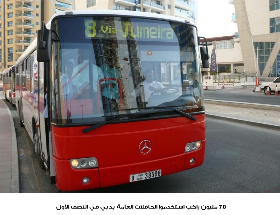 «طرق دبي»: نظام ذكي لكشف أعطال إطارات الحافلات