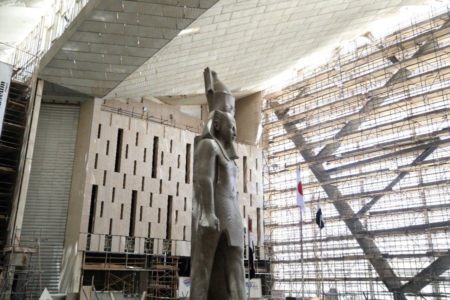المتحف المصري الكبير يواصل استقبال الآثار استعداداً لافتتاحه في 2020