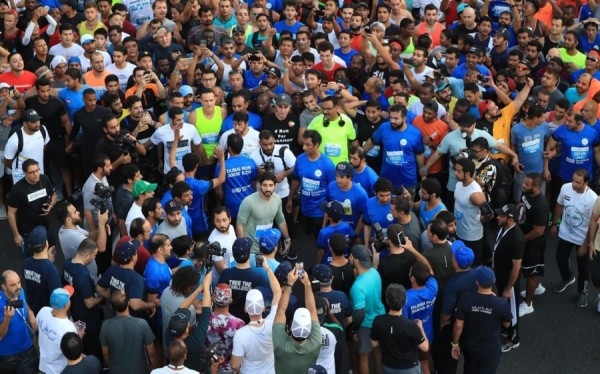 حمدان بن محمد يتقدّم 70 ألف مشارك في «تحدي دبي للجري»