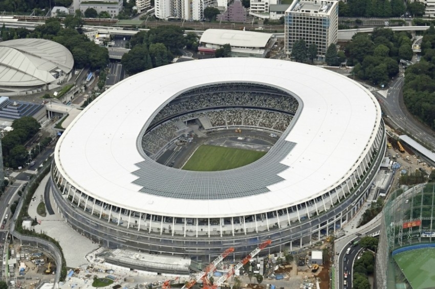 اكتمال بناء الاستاد الأولمبي الجديد في طوكيو