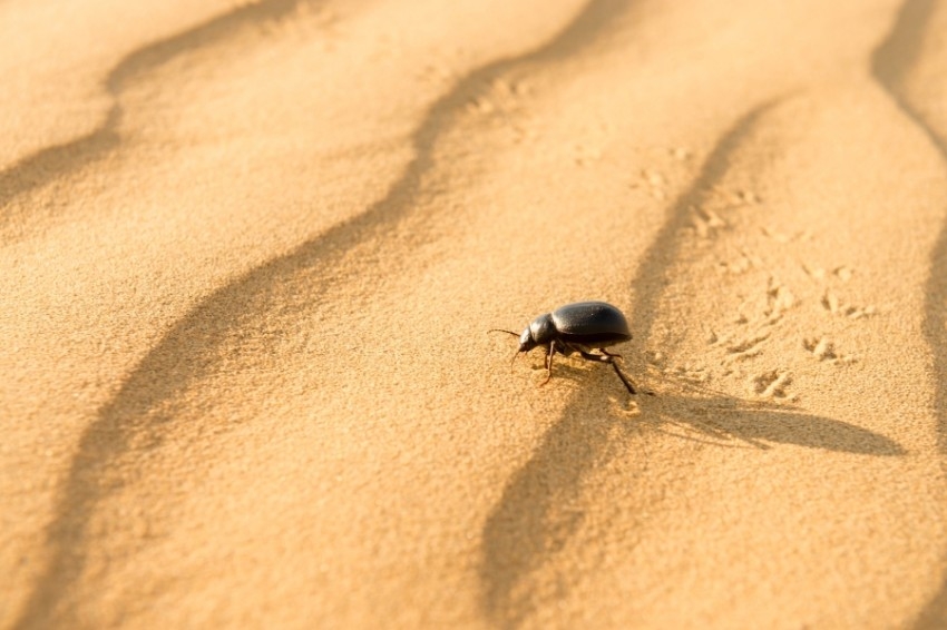 علماء يدرسون خنفساء الصحراء لاستخلاص الماء من الهواء