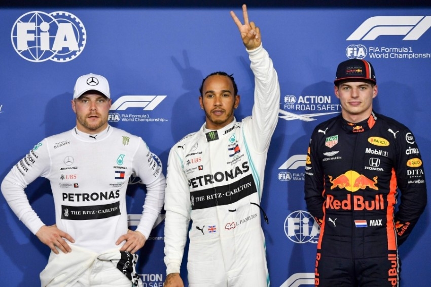 هاميلتون ينطلق من المركز الأول في جائزة أبوظبي للفورمولا 1