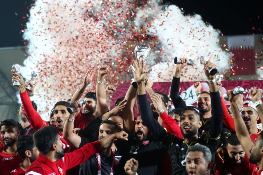 المنتخب البحريني يتوج بلقبه الخليجي الأول