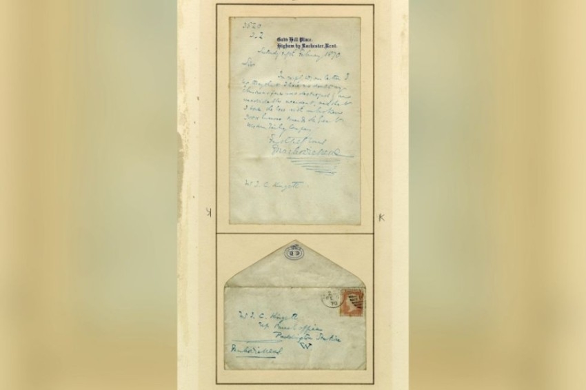 اكتشاف رسالة كتبها تشارلز ديكنز قبل 150 عاماً