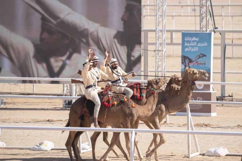 محمد بن زايد والسيسي يشهدان فعاليات مهرجان شرم الشيخ التراثي