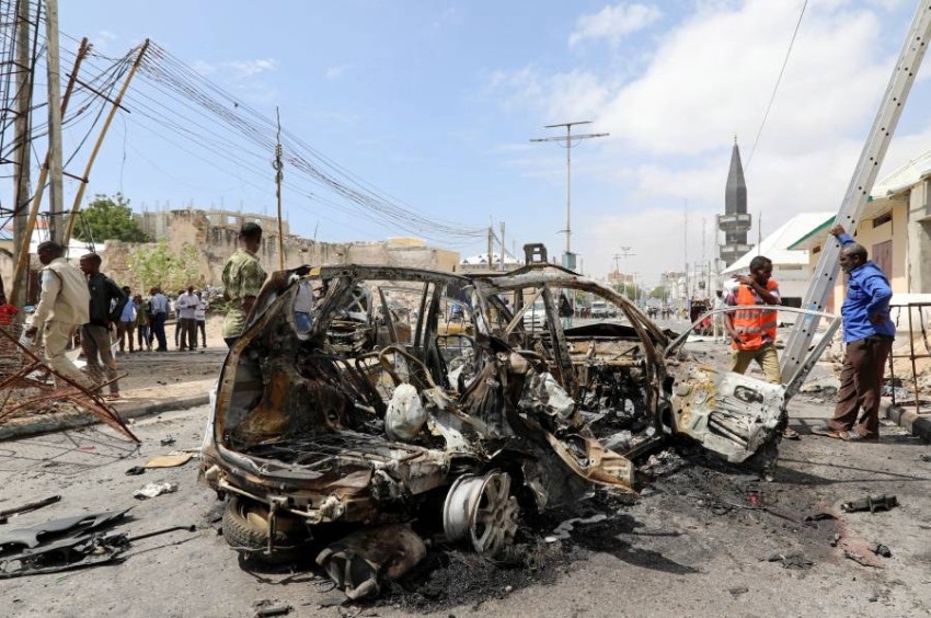 إصابة 9 أشخاص في هجوم بقنبلة في العاصمة الصومالية