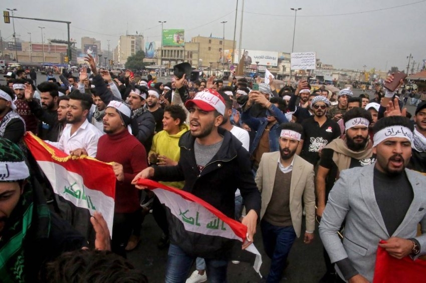 اضطرابات أمنية واسعة في بغداد وضغط من أجل تشكيل حكومة جديدة